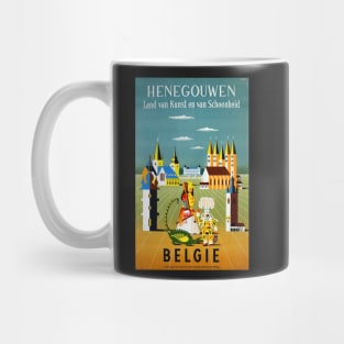 Belgium Travel Poster Mug